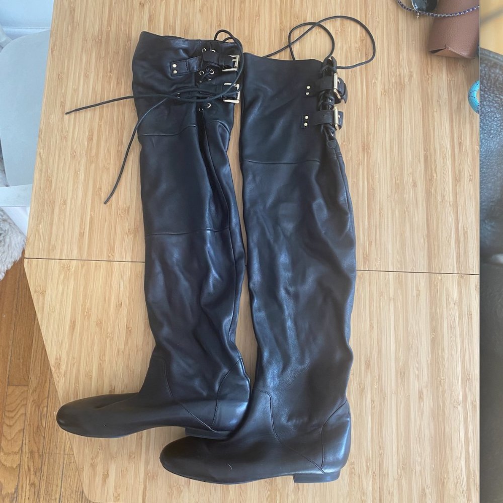 Jeffrey Campbell Lubbock over-the-knee flat boot